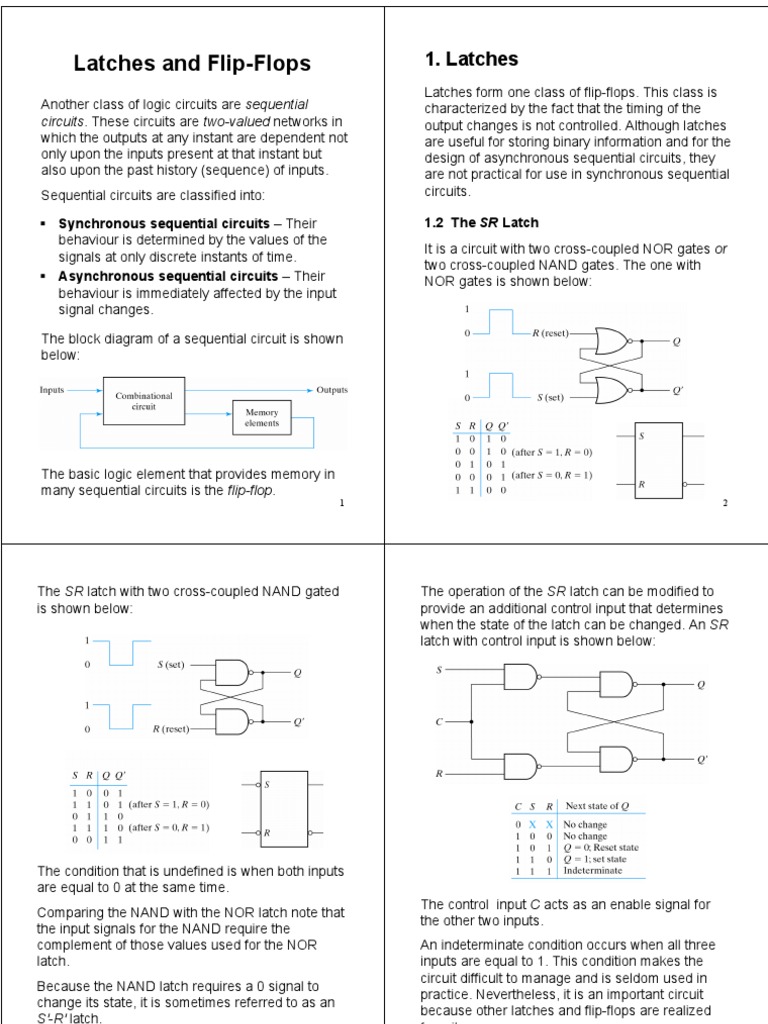 Flip Flops | PDF | Electronic Circuits | Electronic Engineering