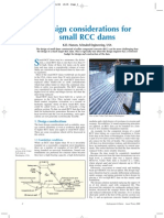 Design Consideration of R.C.C. Dam