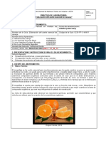 Práctica de Laboratorio: "Elaboración Del Aceite Esencial de Naranja"