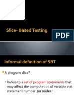Lecture 13 Slice Based Testing by Jorgensen (Autosaved)
