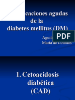 Complicaciones Agudas de La Diabetes Mellitus (DM)