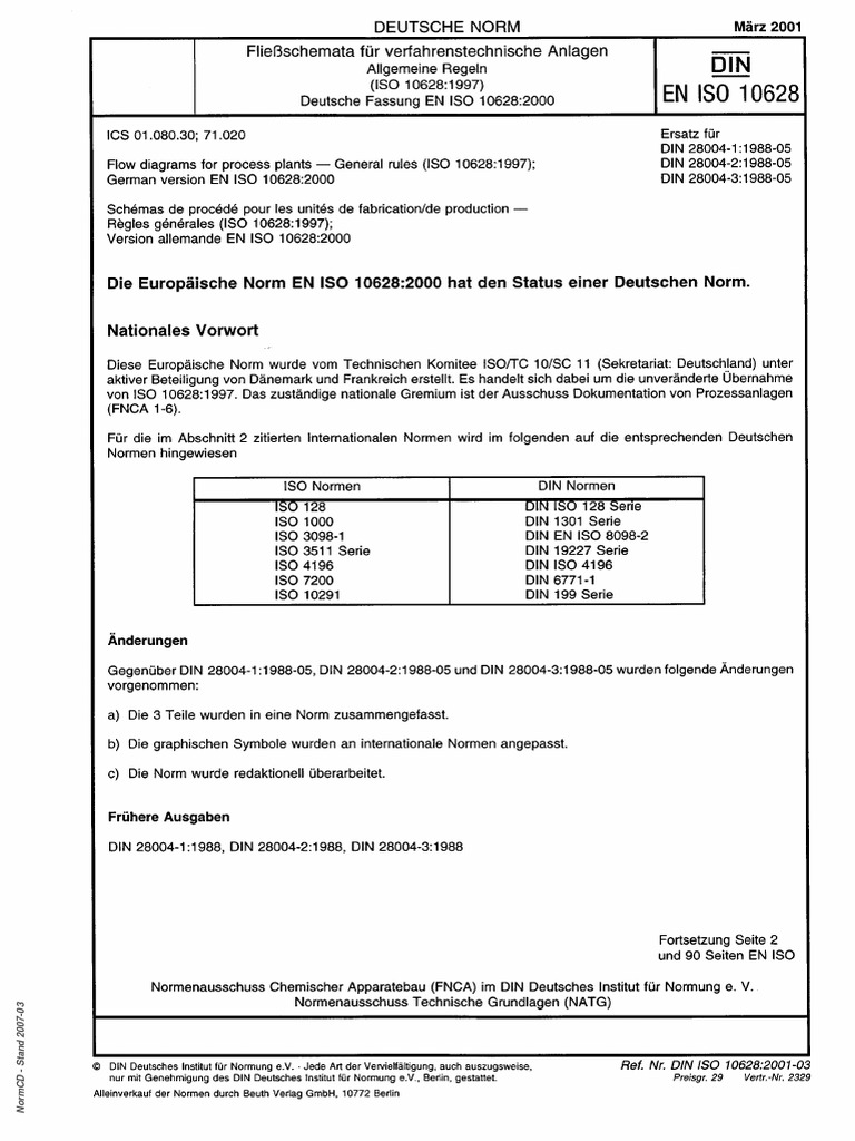 Din en Iso 10628 | PDF