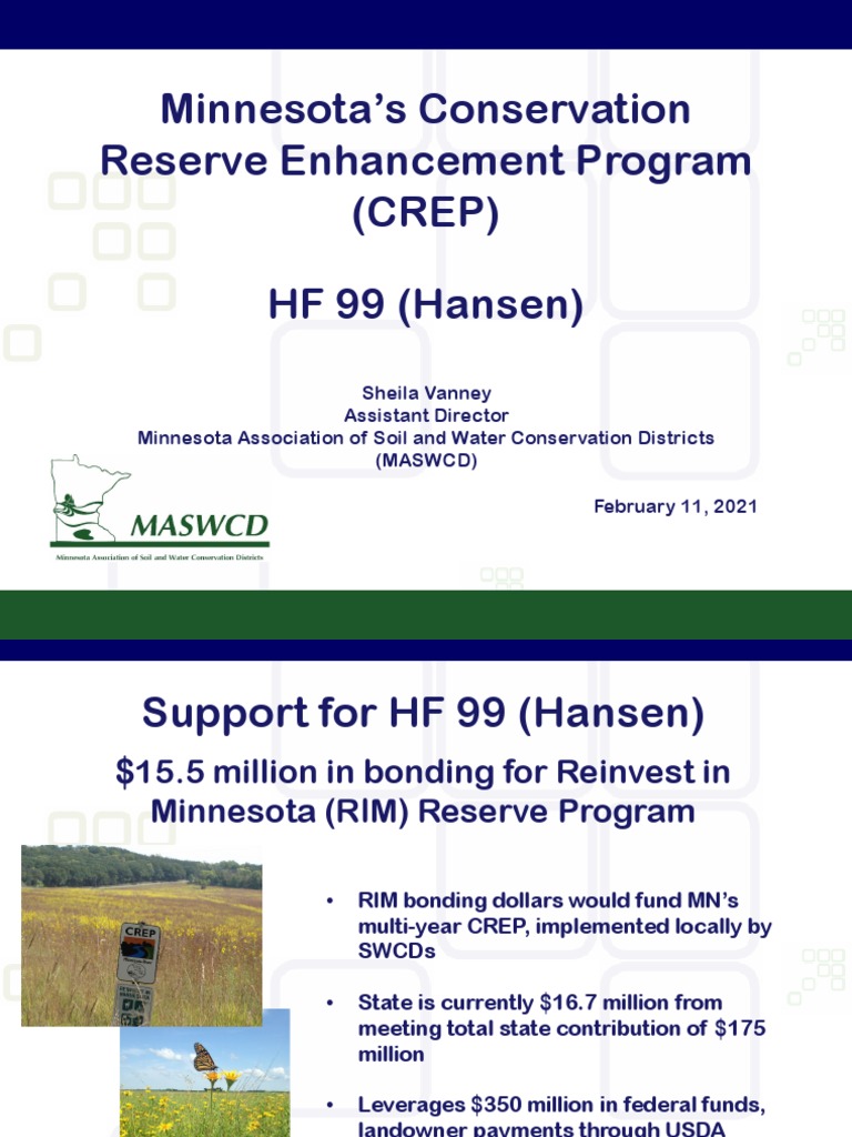 Minnesota CREP Program Overview | PDF | Technology & Engineering