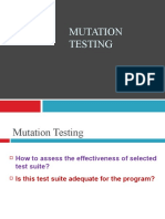 Mutation Testing