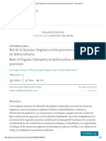 Rol de La Química Orgánica en Los Procesos de Conversión de Hidrocarburos - ScienceDirect