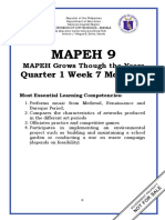 MAPEH 9 - Q1 - W7 - Mod7