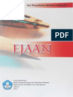 Ejaan - Seri Penyuluhan Bahasa Indonesia