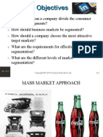 Identifying MArket Segments and Targets