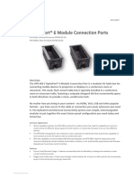 Hydraport® 6 Module Connection Ports: Data Sheet