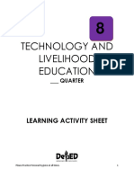 Grade 8 TLE-FOOD PROCESSING (Salting, Curing and Smoking) LAS