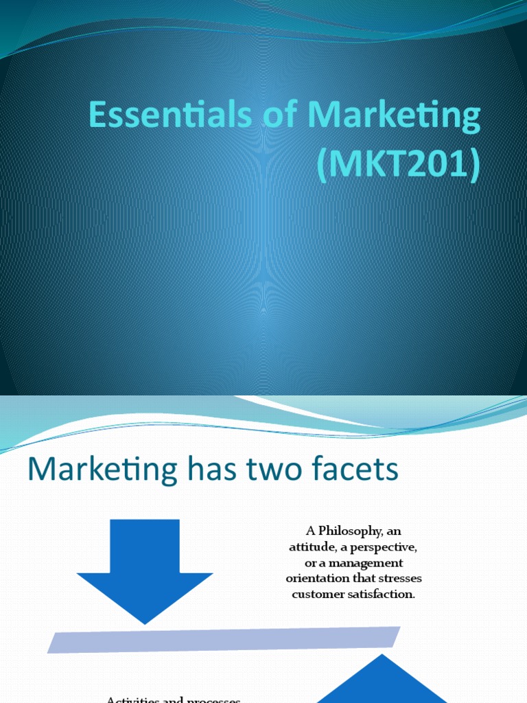 Essentials of Marketing Concepts and Careers (MKT201 | PDF | Sales ...
