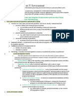 Types of Controls in An IT Environment