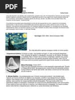 Experiencia Estética - Arte  função e definição - A obra de arte