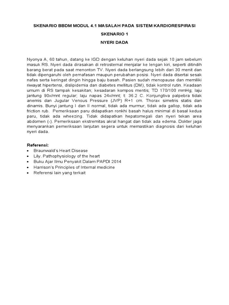 SKENARIO BBDM MODUL 4.1 TA 2021 (Mahasiswa) - 1 | PDF