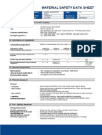 Material Safety Data Sheet: 1. Identification of The Product and The Company