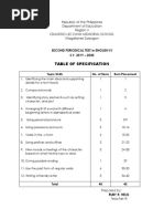 English - TOS and Test