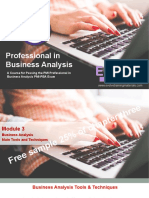 Free Sample 25% of PMI Professional in Business Analysis (PMI-PBA)