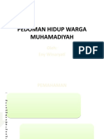 PEDOMAN HIDUP WARGA MUHAMADIYAH 1