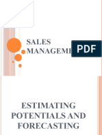 Estimating Potentials and Forecasting Sales