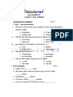 Cbse Class 6 Science Sample Paper 50