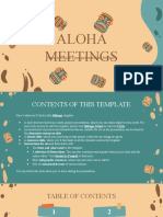 Aloha Meetings: Here Is Where Your Presentation Begins!