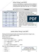 Latihan Fitting 1 Arah N0oE