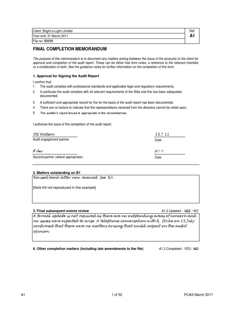 Audit Report Signing Confirmation | PDF | Auditor's Report | Audit