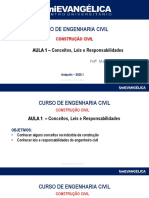 AULA 1 - Conceitos, Leis e Responsabilidades 2020 - 1