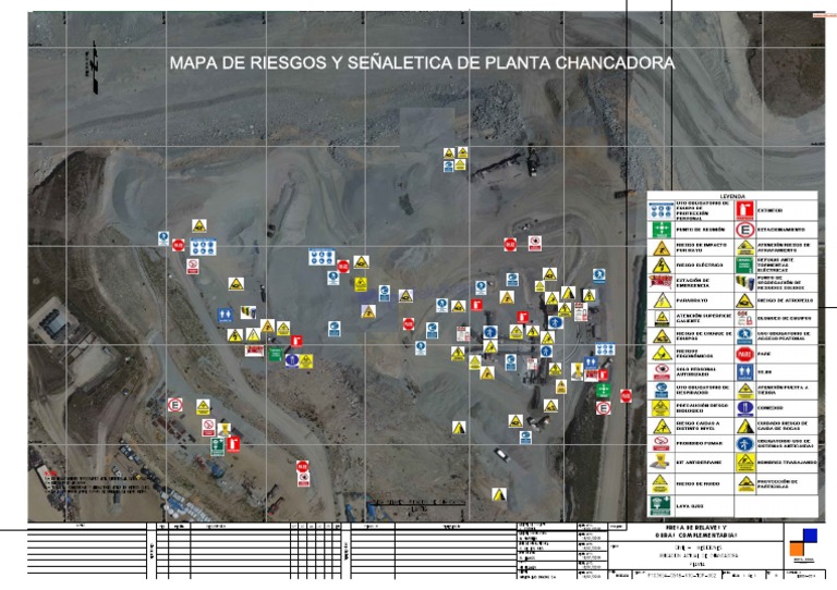 Mapa de Riesgos y Senaletica de Planta Chancadora Final | PDF