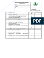 Daftar Tilik Audit Sop Pemeliharaan Ambulance