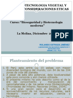 Rolando Estrada Consideraciones Eticas Genes AgriBiotec y Patentes