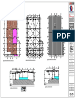 Planta de Techo Metálico: Bloque N°03 Planta de Coberturas: Bloque N°03 Planta de Apoyos Metálicos: Bloque N°03