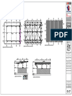 Planta de Techo Metálico: Bloque N°05 Planta de Coberturas: Bloque N°05 Planta de Apoyos Metálicos: Bloque N°05