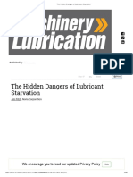 The Hidden Dangers of Lubricant Starvation