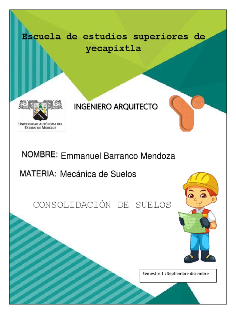 Consolidacion de Suelos PDF Ingeniería mecánica Mecánica de