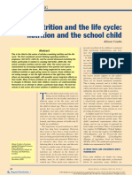 Nutrition and The Life Cycle Nutrition and The School Child Coutts2001