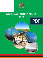 The National Energy Policy 2019