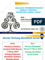 Sosialisasi Akreditasi Jurnal Ilmiah