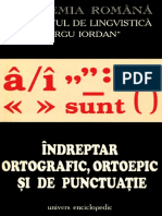 ACADEMIA ROMANA Indreptar Ortografic Ortoepic Si de Punctuatie Searchable B W 400dpi