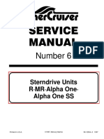 Sea Ray Sterndrive Units and Transom Assembly Manual