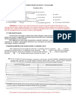 FACTORII GEOECOLOGICI - Evaluare, Cls. A 11-A