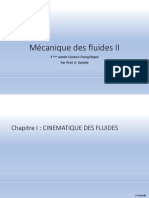 Chapitre Cinématique Des Fluides - Introduction