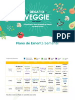 VeggieKit Plano Semanal Refeicoes