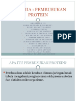 BIOKIMIA KELOMPOK 3 PEMBUSUKAN PROTEIN