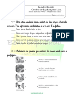 2.1. Ficha de Trabalho - Higiene Do Corpo