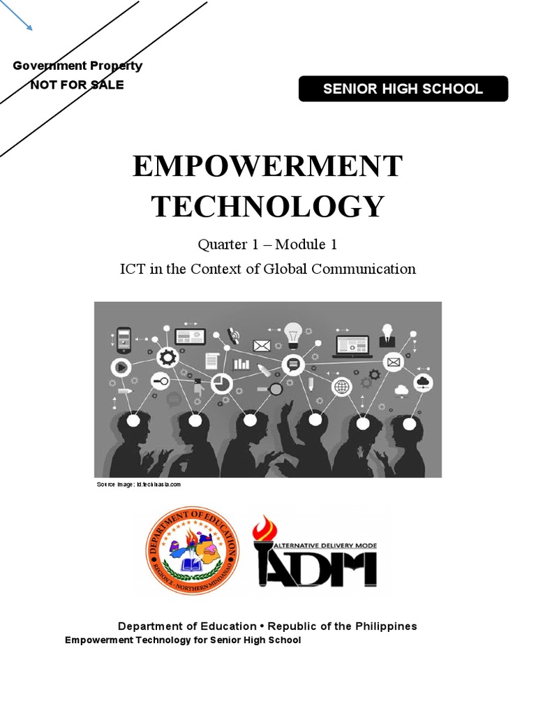 Empowerment Technology: Quarter 1 - Module 1 ICT in The Context of ...