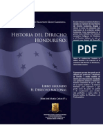 Historia del Derecho Hondureño: Libro Segundo