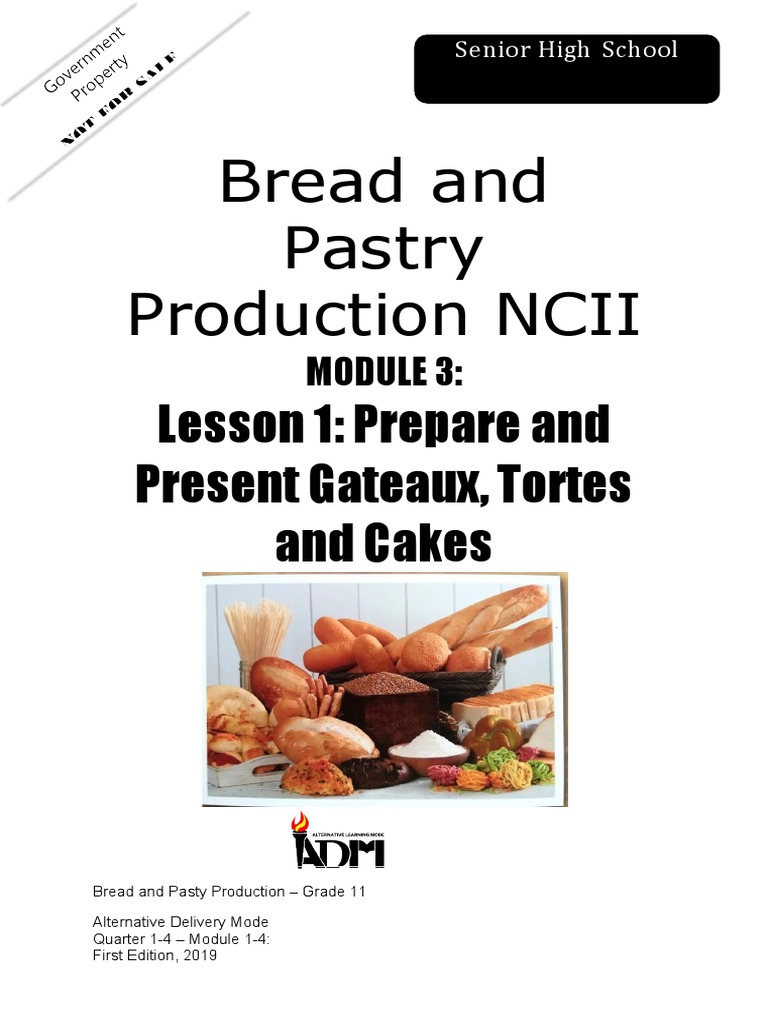Bpp Q1 Mod3 Prepare And Present Gateaux Tortes And Cakes V3 Pdf Cakes Fruit Preserves