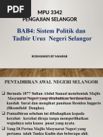 Bab4 Sistem Politik Dan Tadbir Urus Selangor Pdf