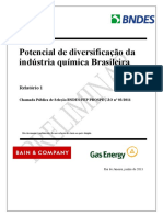 2011 Bndes - Potencial de Diversificação Da Industria Quimica Brasileira - Relatorio 1